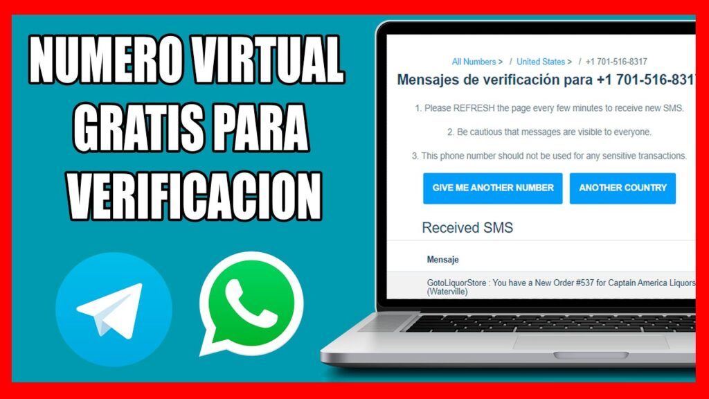 Numero virtual para verificar Google