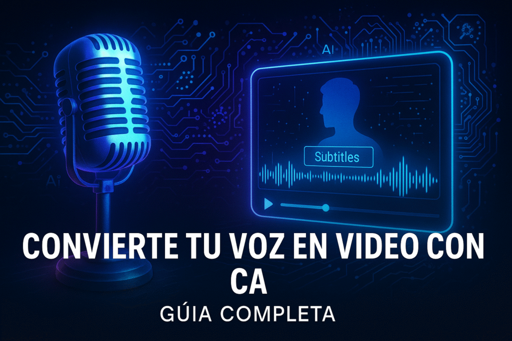 convertir audio a video con ia